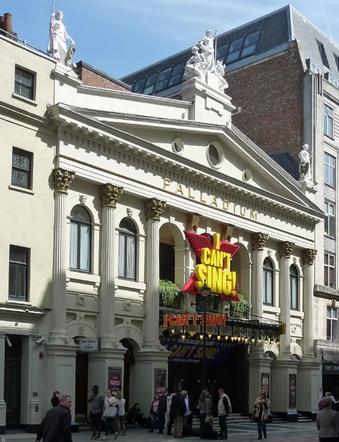 Archive photograph of the London Palladium, the announced Ballon d’Or venue.